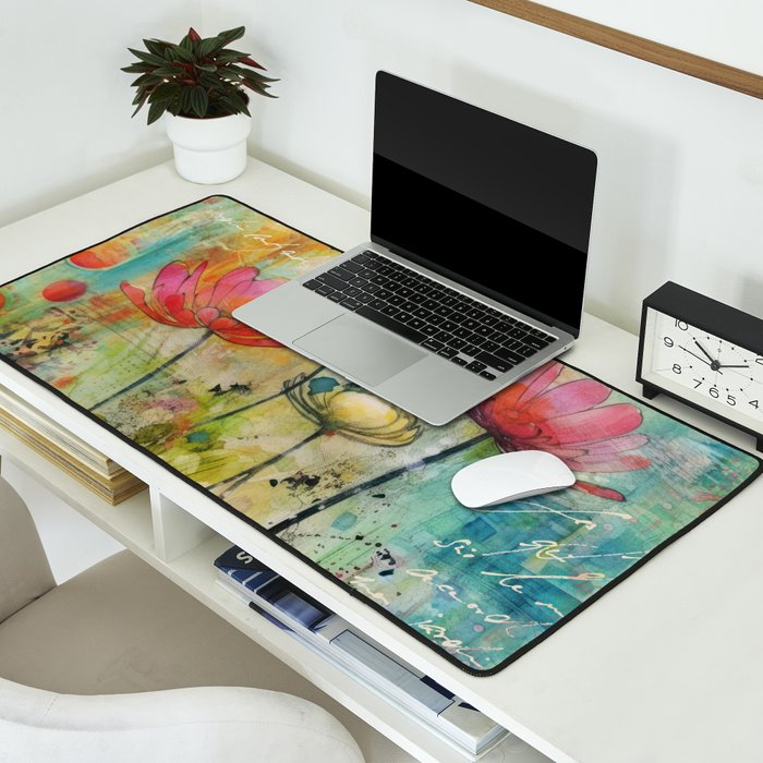 Wildflower Late Summer Botanical Art Desk Mat Gallery Image 2