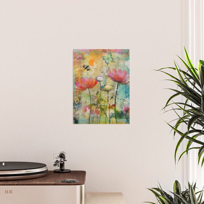 Wildflower Late Summer Botanical Art Poster Gallery Image 2