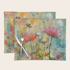 Wildflower Late Summer Botanical Art Placemat Gallery Image 1