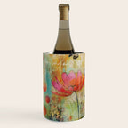 Wildflower Late Summer Botanical Art Wine Chiller Gallery Image 2