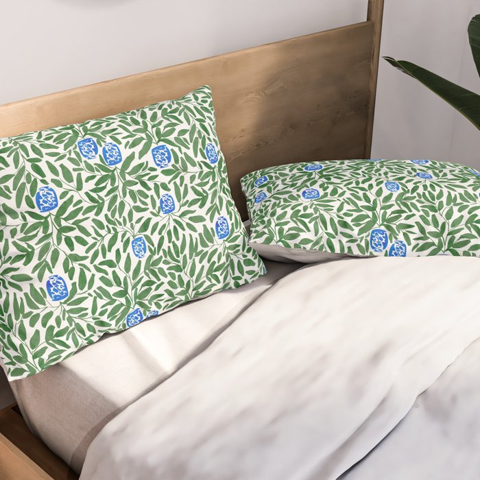Chinoiserie Garden Pillow Sham Gallery Image 2