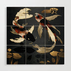 Metallic Koi IV Wood Wall Art Gallery Image 1