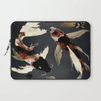 Metallic Koi IV Laptop Sleeve Gallery Image 1
