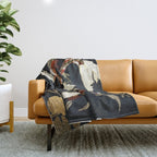 Metallic Koi IV Throw Blanket Gallery Image 1