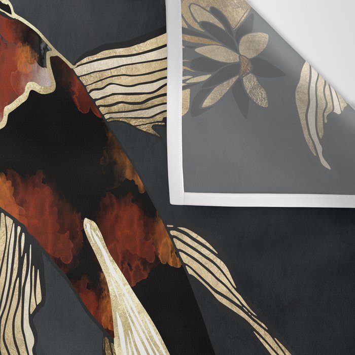 Metallic Koi IV Wall Tapestry Gallery Image 3