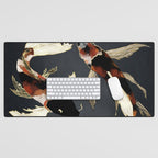 Metallic Koi IV Desk Mat Gallery Image 1