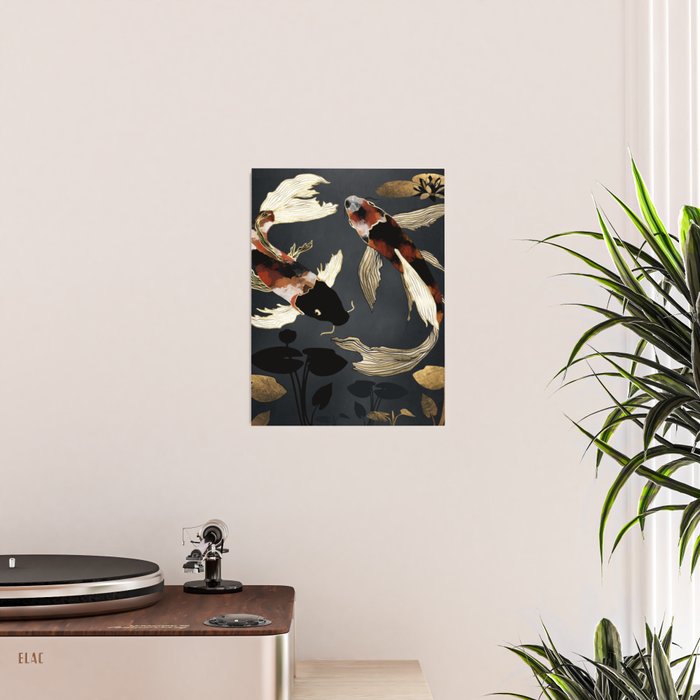 Metallic Koi IV Poster Gallery Image 2