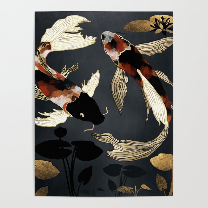 Metallic Koi IV Poster Gallery Image 4