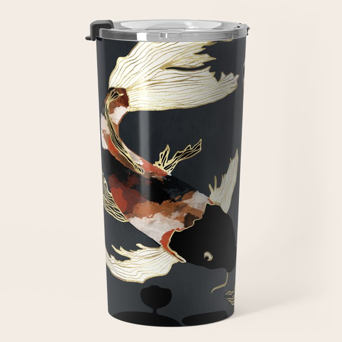 Metallic Koi IV Travel Mug Gallery Image 3