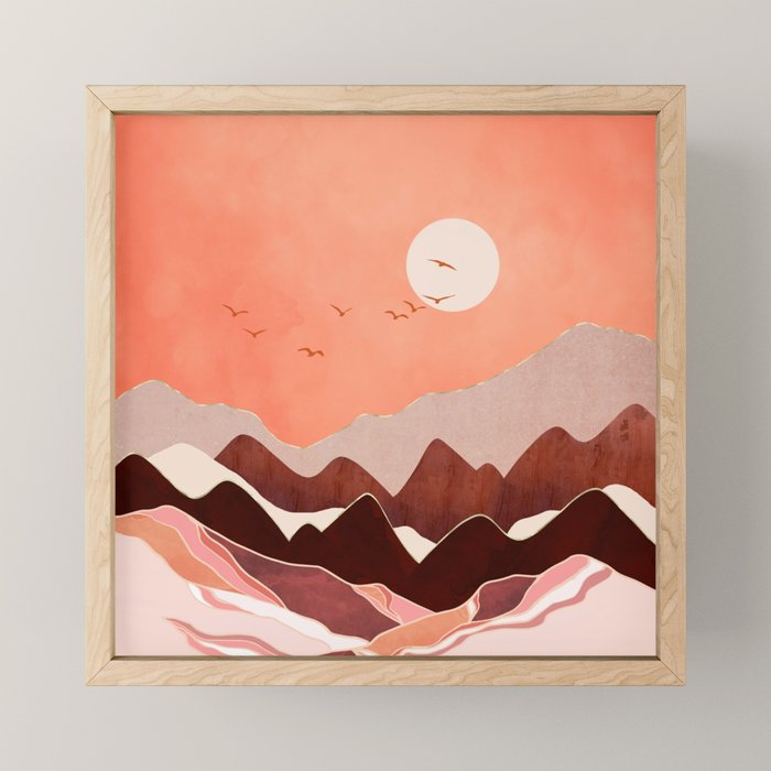 Amber Hills Mini Art Print Gallery Image 1