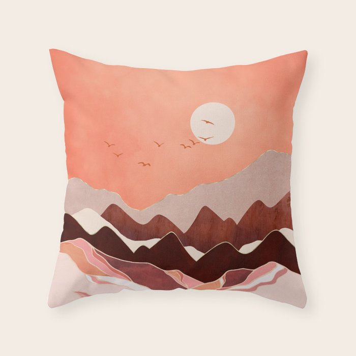 Amber Hills Throw Pillow Gallery Image 1