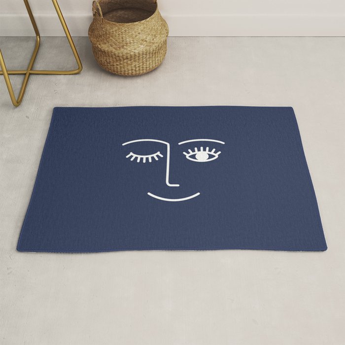 Wink (Navy) Rug Gallery Image 1