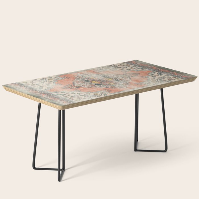 turkish floral - orange & olive green Coffee Table Gallery Image 1