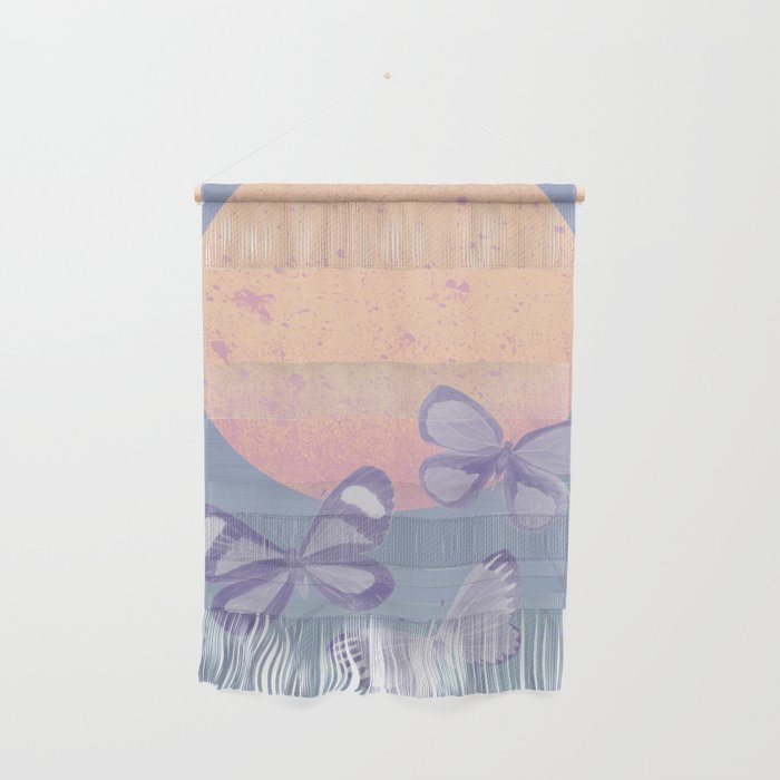 Moonrise Meadow Butterflies Wall Hanging Gallery Image 1
