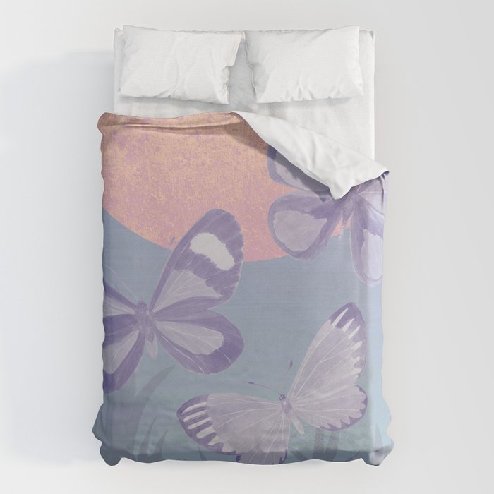 Moonrise Meadow Butterflies Duvet Cover Gallery Image 6