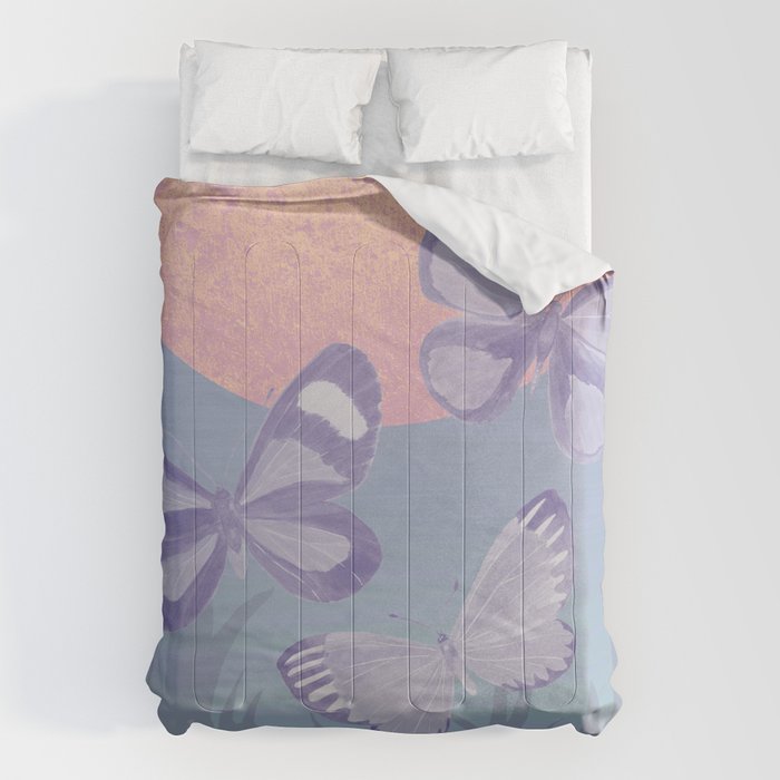 Moonrise Meadow Butterflies Comforter Gallery Image 1