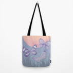 Moonrise Meadow Butterflies Tote Bag Gallery Image 2