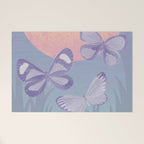 Moonrise Meadow Butterflies Welcome Mat Gallery Image 1