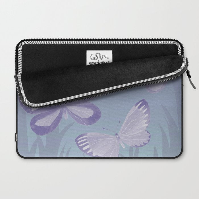 Moonrise Meadow Butterflies Laptop Sleeve Gallery Image 2