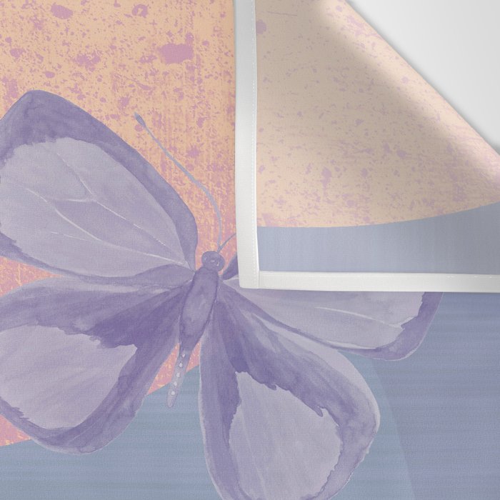 Moonrise Meadow Butterflies Wall Tapestry Gallery Image 3