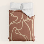 Abstract Line Art Cat 8 Comforter Gallery Image 6