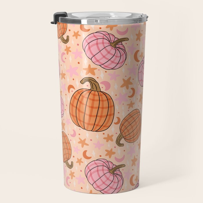 Pumpkin Print Travel Mug Gallery Image 3