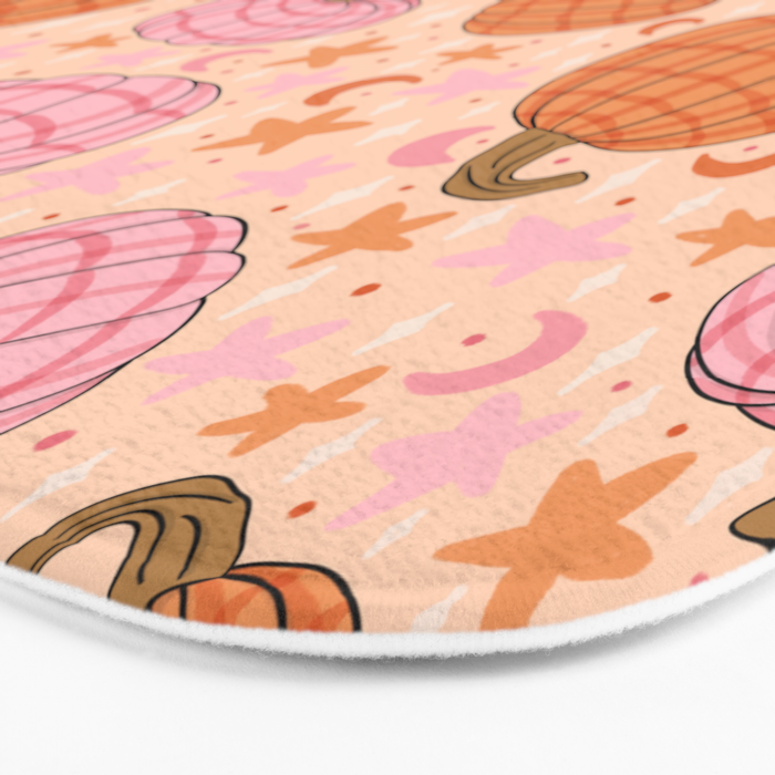 Pumpkin Print Bath Mat Gallery Image 3