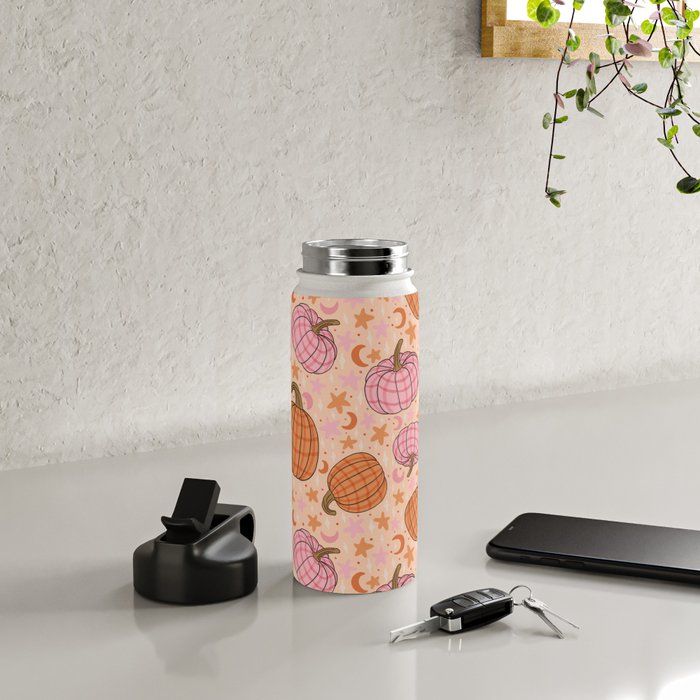 Pumpkin Print Water Bottle Gallery Image 4