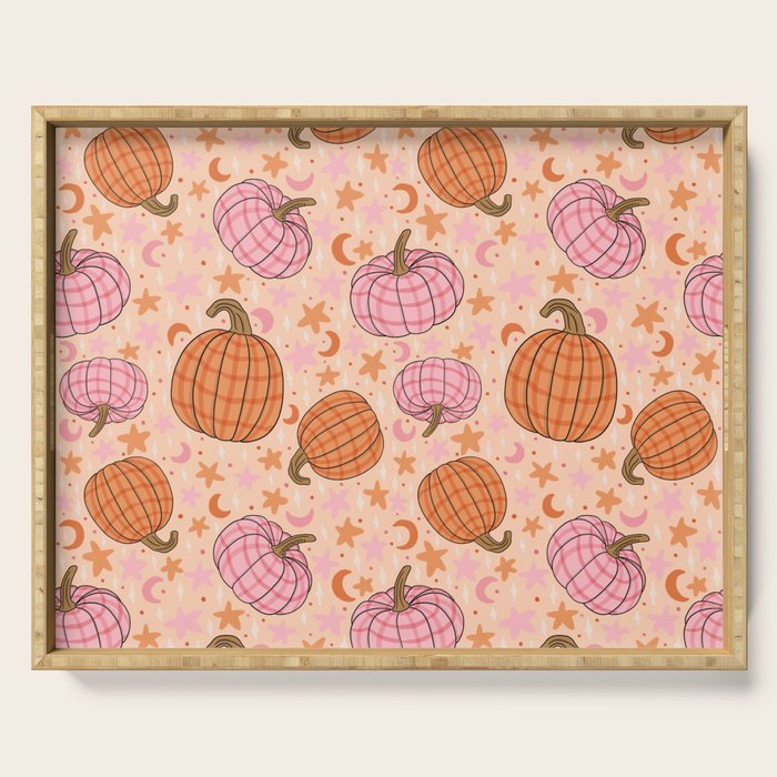 Pumpkin Print Serving Tray Gallery Image 1