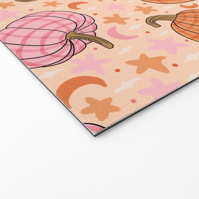 Pumpkin Print Welcome Mat Gallery Image 2