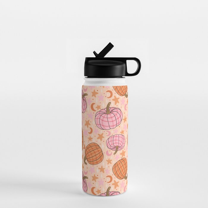 Pumpkin Print Water Bottle Gallery Image 1