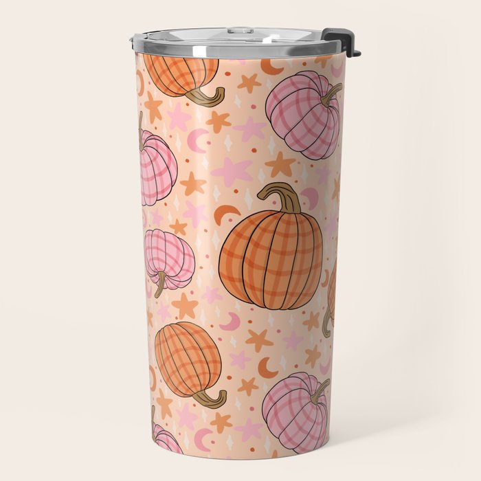 Pumpkin Print Travel Mug Gallery Image 2