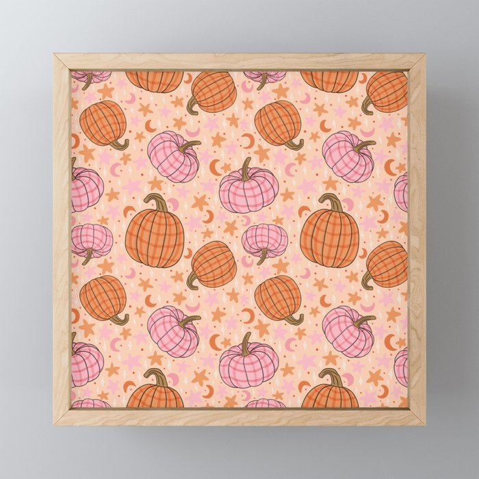 Pumpkin Print Mini Art Print Gallery Image 1