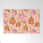 Pumpkin Print Welcome Mat Gallery Image 1