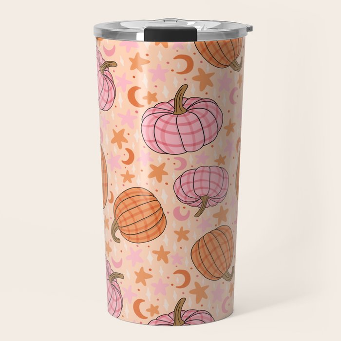 Pumpkin Print Travel Mug Gallery Image 1