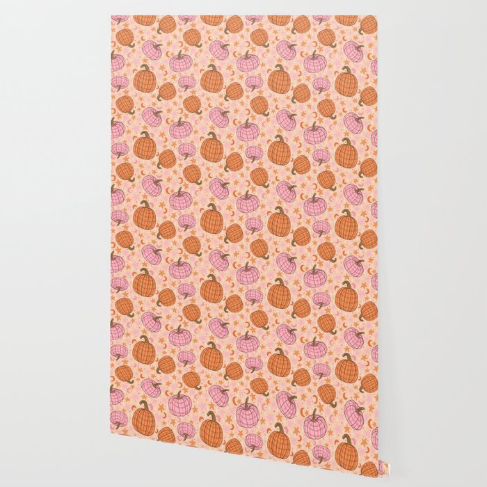 Pumpkin Print Wallpaper Gallery Image 2