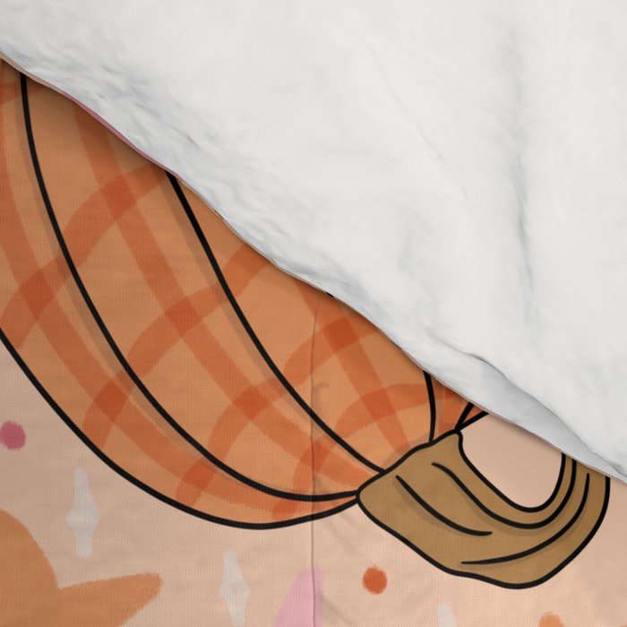 Pumpkin Print Comforter Gallery Image 4