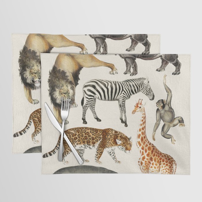 Safari Animals Collection Placemat Gallery Image 1