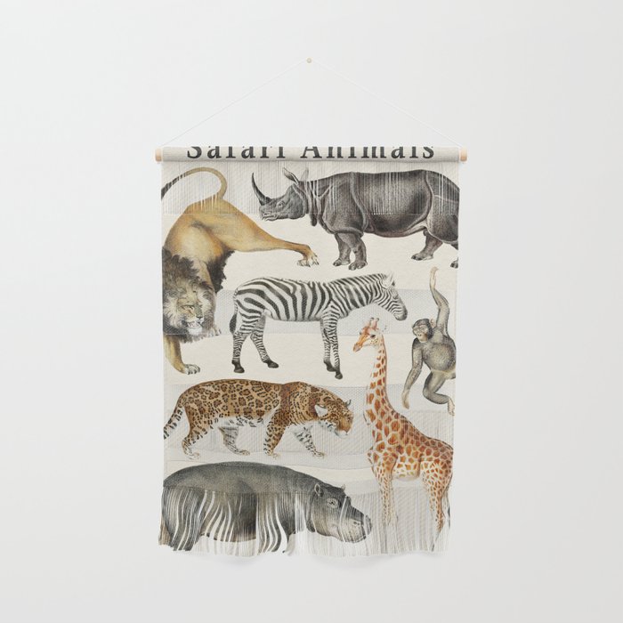 Safari Animals Collection Wall Hanging Gallery Image 1