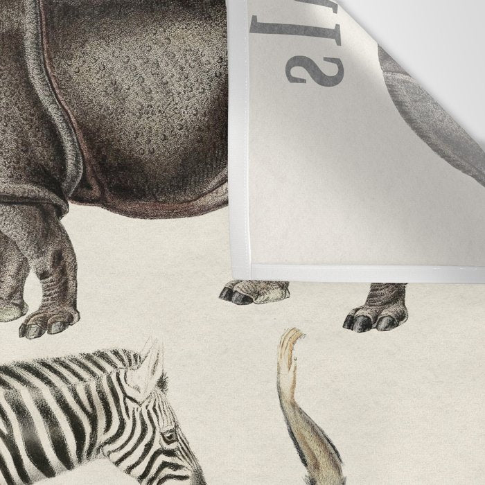 Safari Animals Collection Wall Tapestry Gallery Image 3