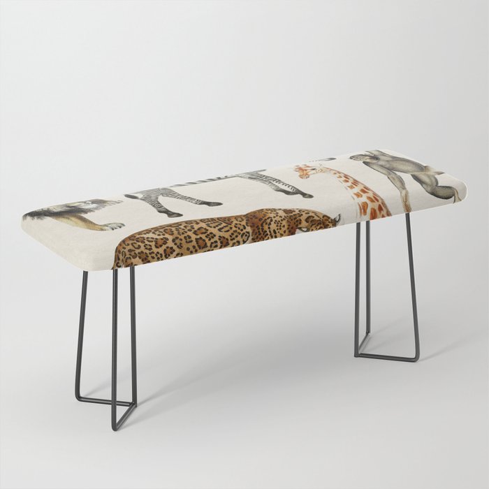 Safari Animals Collection Bench Gallery Image 1