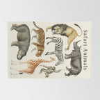 Safari Animals Collection Rug Gallery Image 2
