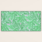 Winter Berries & Pine Branches in Green Desk Mat Gallery Image 3