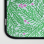 Winter Berries & Pine Branches in Green Laptop Sleeve Gallery Image 3