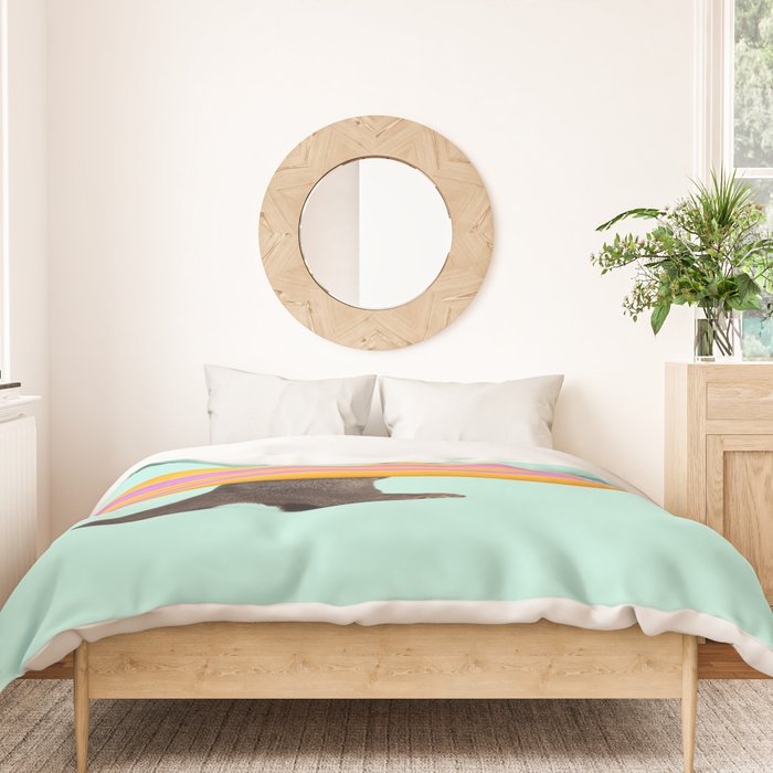 SURFING OTTER Duvet Cover Gallery Image 3