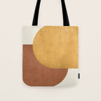 Halfmoon Colorblock - Gold Brown Tote Bag Gallery Image 1