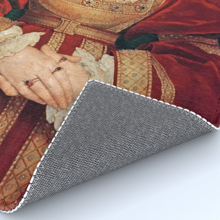 Hans Holbein the Younger "Anne of Cleves (1515-1557), fourth wife of King Henry VIII" Rug Gallery Image 4