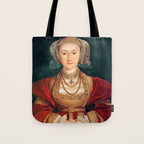 Hans Holbein the Younger "Anne of Cleves (1515-1557), fourth wife of King Henry VIII" Tote Bag Gallery Image 1