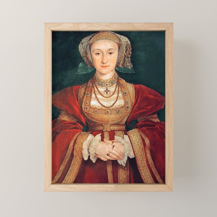 Hans Holbein the Younger "Anne of Cleves (1515-1557), fourth wife of King Henry VIII" Mini Art Print Gallery Image 1