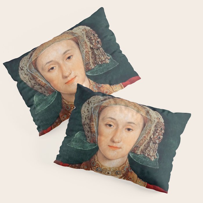 Hans Holbein the Younger "Anne of Cleves (1515-1557), fourth wife of King Henry VIII" Pillow Sham Gallery Image 3